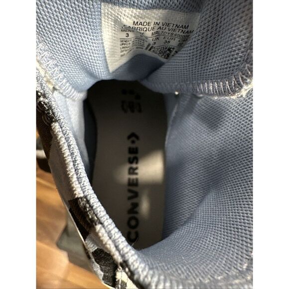 Size 5 Womens 3 Mens- Converse Chuck Taylor All Star High Purple Zebra Leopard - Picture 8 of 8